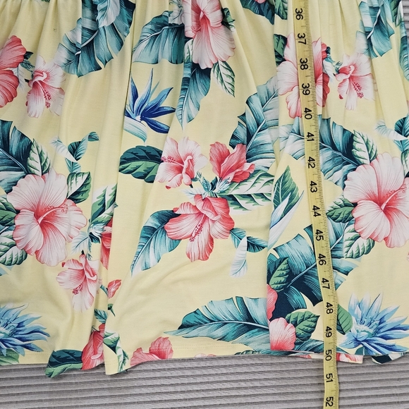 TOMMY Bahama Dress Womens XS Floristic Approach Midi Sleeveless - Picture 10 of 10